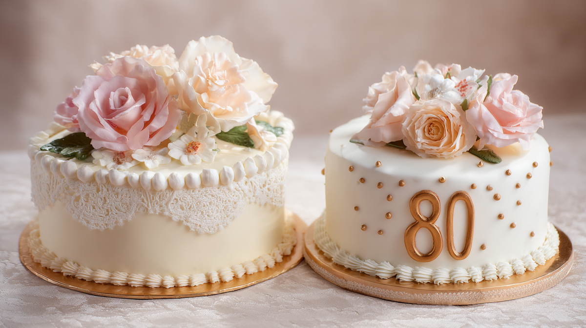 Torty na wyjątkowe jubileusze: inspiracje na 70 i 80 urodziny